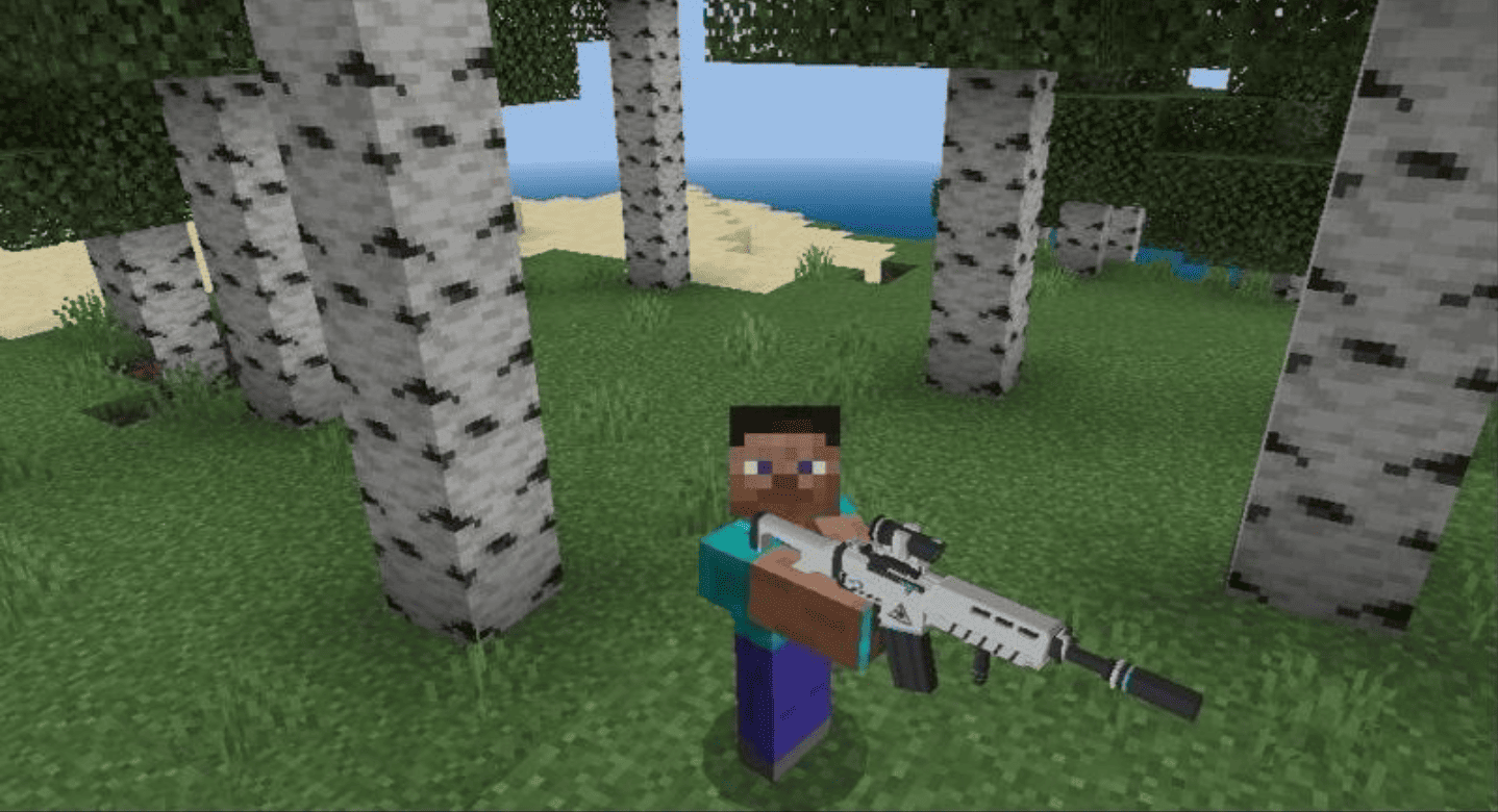 3D Gun Mod Best Mods Addons And Maps For Minecraft PE And Education 3D Gun Mod Best Mods Addons And Maps For Minecraft PE And Education